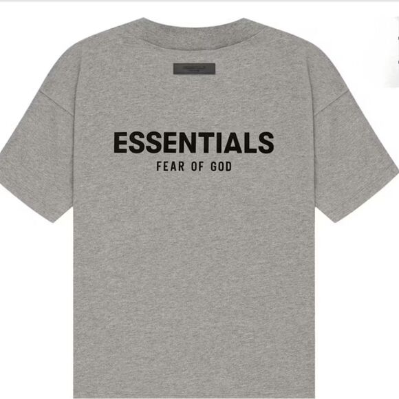 Essentials Fear or God Dark Oatmeal T-Shirt Size XL - Picture 2 of 10